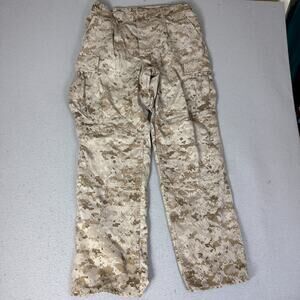USMC Desert MARPAT Combat Utility Cargo Pants Medium Regular Military Camo